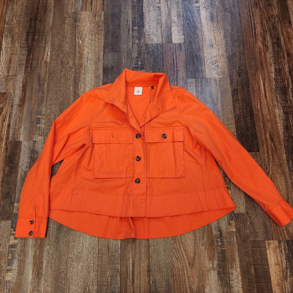 CAbi Orange Resort Jacket Style #5098 Size M